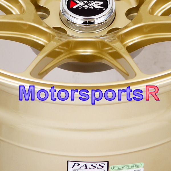 16x 8.25 XXR 527 Gold Concave Rims 87 Corolla GTS AE86  