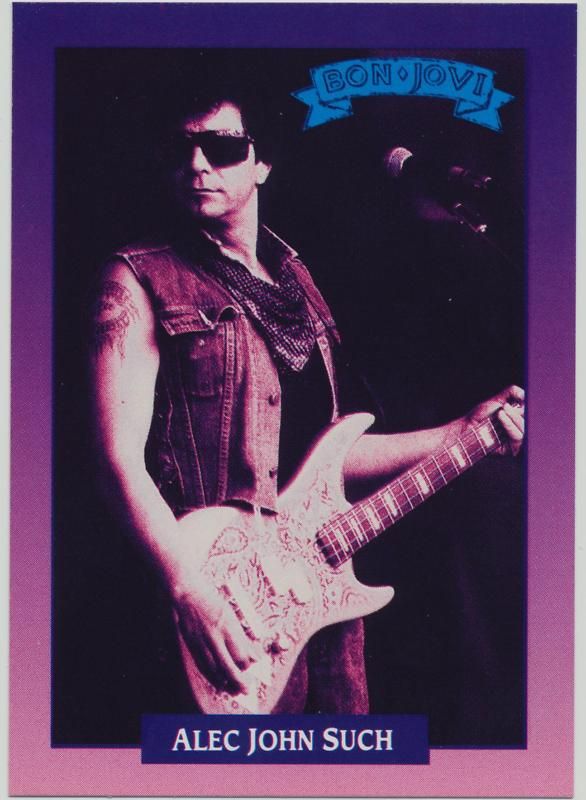 Alec John Such of Bon Jovi   1991 RockCards #273  