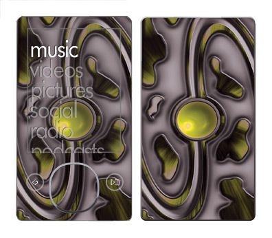 Cynic Yellow Skin Vinyl Decal Wrap for Microsoft Zune 80/120 GB  