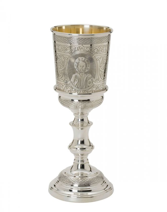 Amazing Sterling Silver Orthodox Chalice  