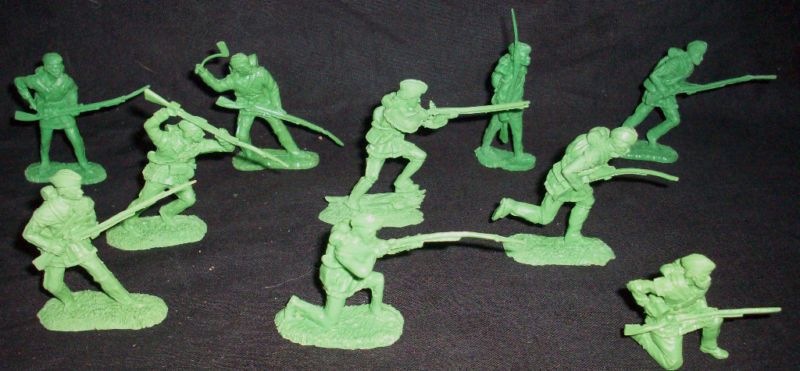 BARZSO Rogers Rangers figures 10 in 10 different poses  