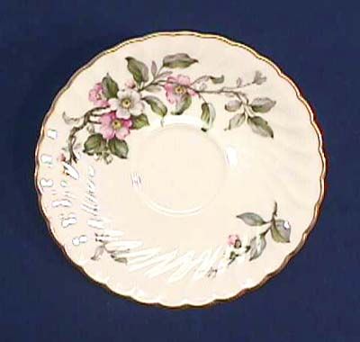 Syracuse China APPLE BLOSSOM Cup and + Saucer Set  