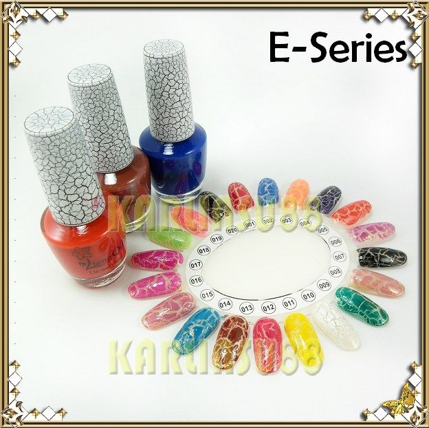 Series THICKER Crackle Nail Polish Varnish Shatter  