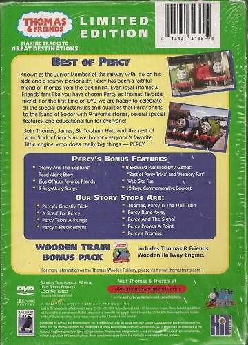 THOMAS & FRIENDS The Best of Percy ( DVD) BONUS NEW on PopScreen