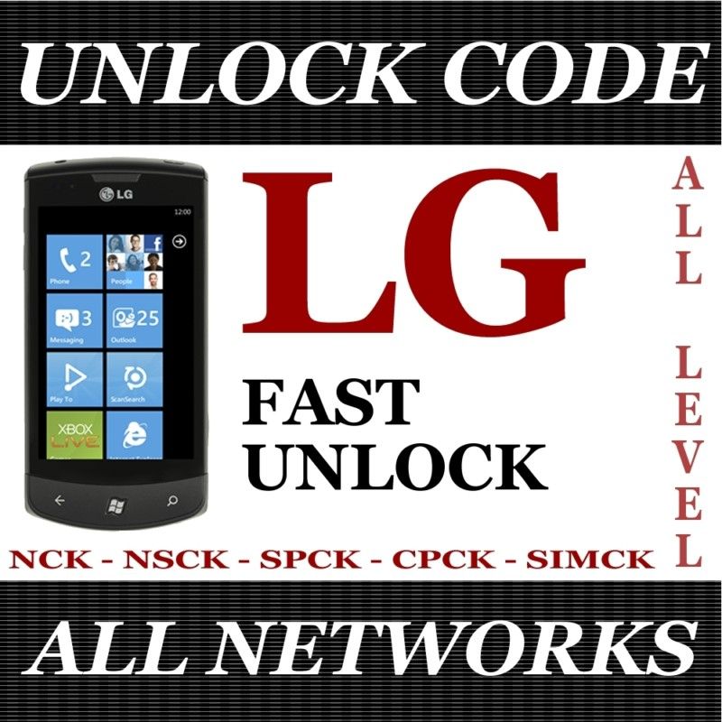 UNLOCK CODE FOR LG KU990, KU990GO VODAFONE UK  