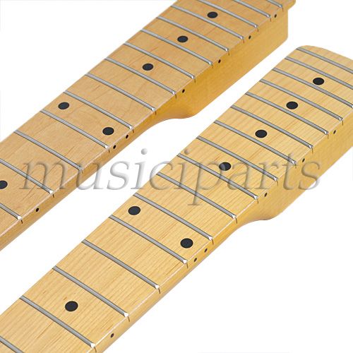 Maple Tele Guitar Neck 22 Fret Full Fretjob W/nut 42 Classic yellow 