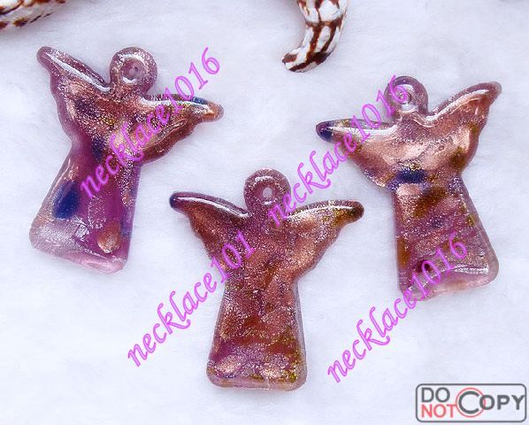 6pcs Murano Lampwork Glass Focal pendant Free post  