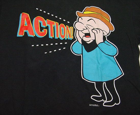 Vintage MR. MAGOO Film Movie CREW T SHIRT Sz Mens XL ACTION  