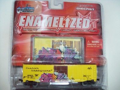 Enamelized Graffiti Diecast Train Collection CENSE  