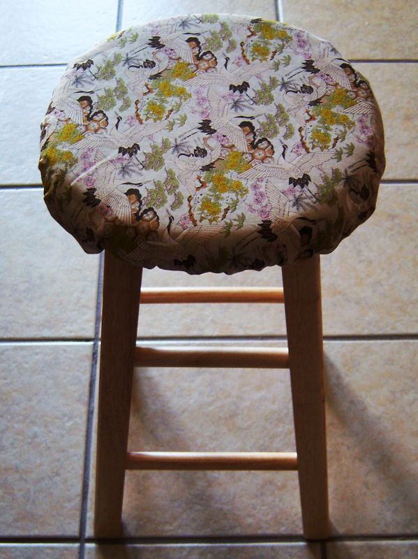 CRANES bird 12 Bar Stool Cover  