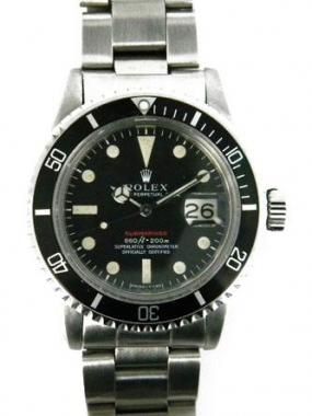 Vintage Rolex Red Submariner Ref 1680  