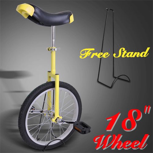 18 Wheel Unicycle w/ Free Stand 1.75 Skidproof Butyl Tire Cycling 