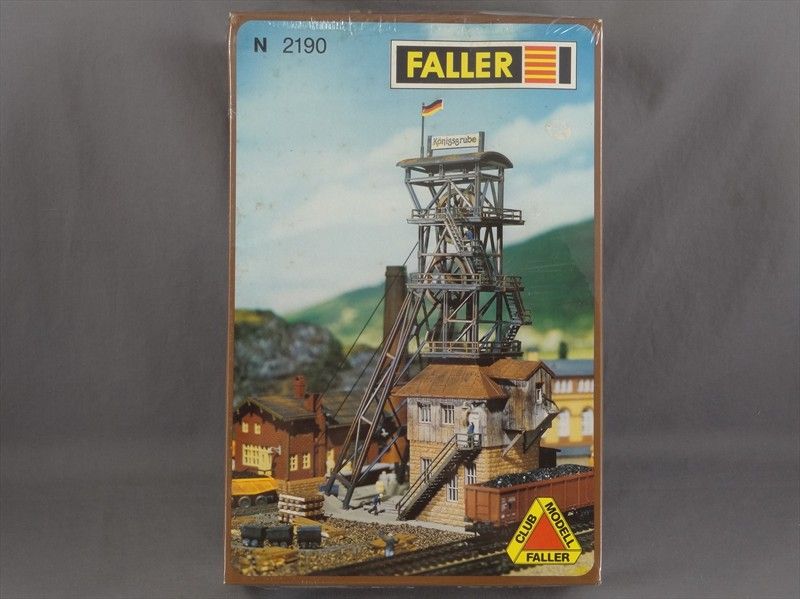 DTD TRAINS   N SCALE FALLER 2190 MINE HEADGEAR BUILDING / STRUCTURE 