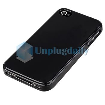 CASE+PRIVACY FILM+CAR+AC CHARGER for iPhone 4 4S 4G 4GS G  