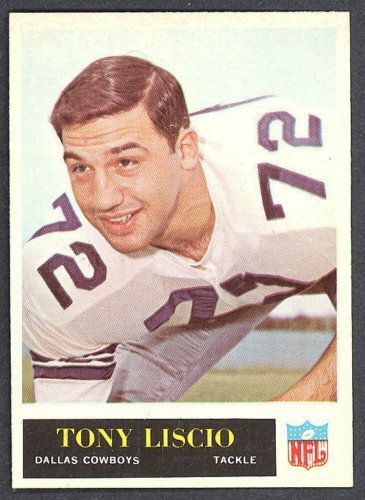 1965 PHILADELPHIA FB 48 TONY LISCIO DALLAS COWBOYS  