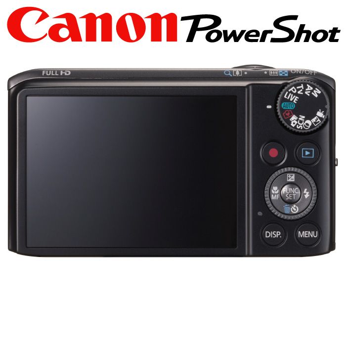 NEW CANON POWERSHOT SX260HS SX260 HS SX 260 HS DIGITAL CAMERA // BLACK 