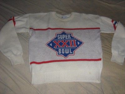 vintage SUPERBOWL CLIFF ENGLE redskins sweatshirt LARGE  