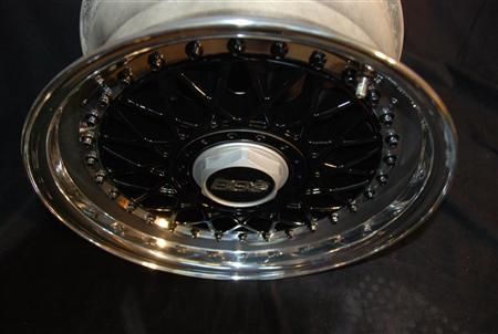 BLACK BBS RM 012 8,5/9,5x15 SPLIT RIMS Golf RS BMW VW  