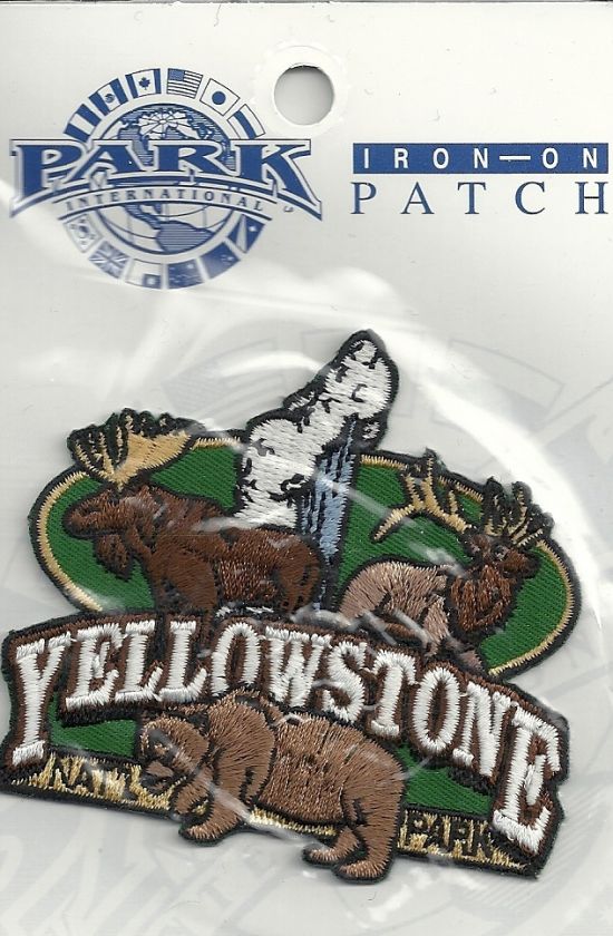 SOUVENIR PATCH YELLOWSTONE NATIONAL PARK  