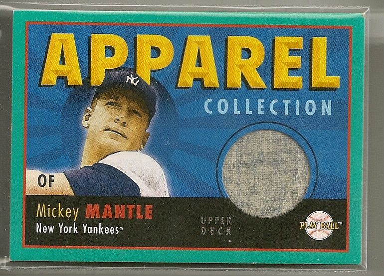 Mickey Mantle YANKEES 04 UD Play Ball Apparel GU Pants  