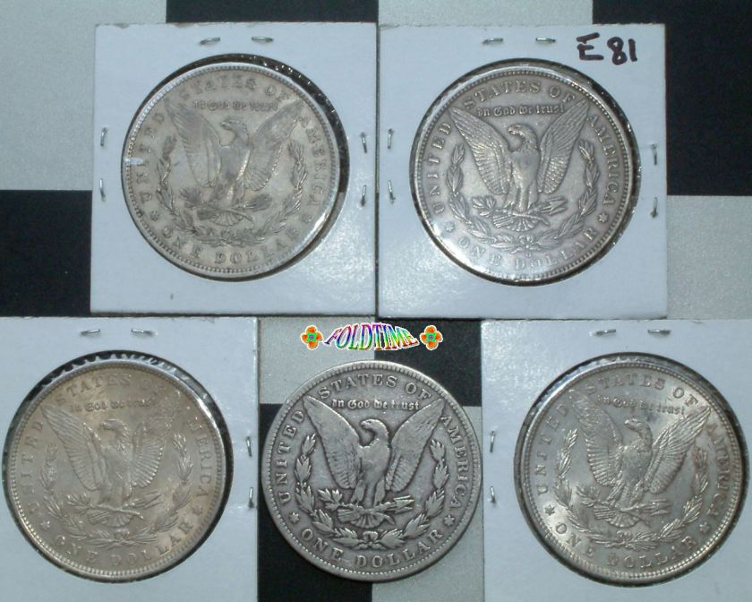   Coin Estate Lot 1880 1885o 1888 1889 1897 MS collectible cc E81  