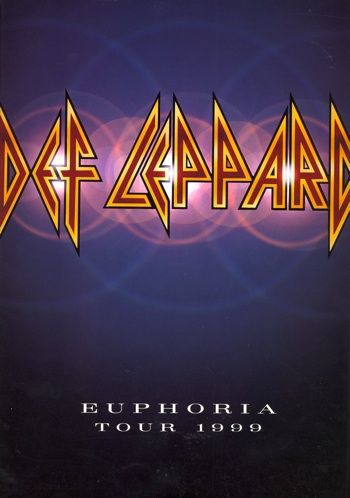 DEF LEPPARD 1999 EUPHORIA U.K TOUR CONCERT PROGRAM BOOK  