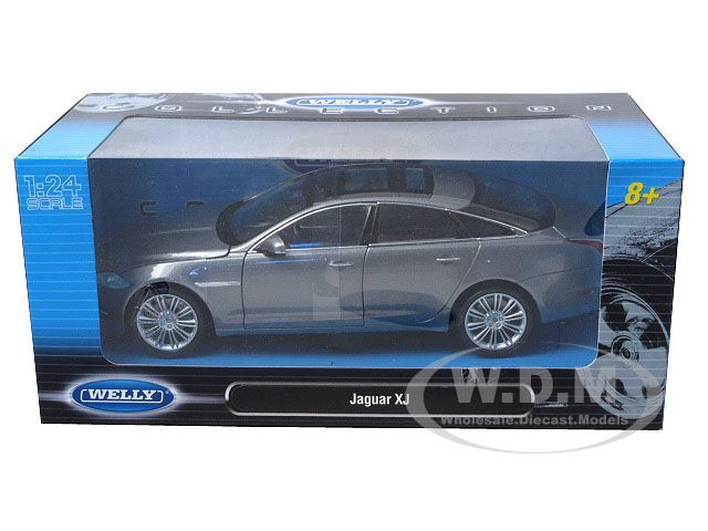 2009 2010 2011 JAGUAR XJ GREY 124 DIECAST MODEL CAR  