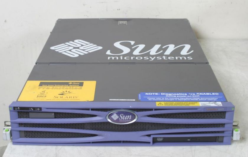 Sun SunFire V240 Dual 1.5GHz 4GB DVD Server  