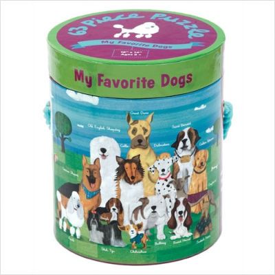 Mudpuppy Press My Favorite Dogs 63 Piece Puzzle 2071 0  