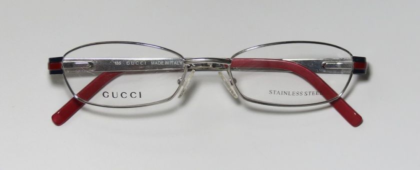 NEW GUCCI 2730 49 17 135 FULL RIM BROWN/RED EYEGLASS/GLASSES/FRAME 