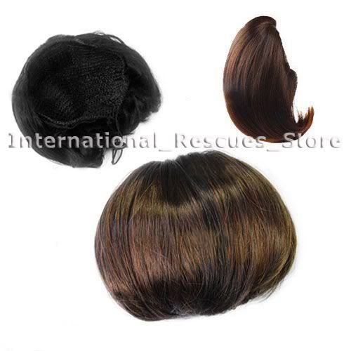 LARGE PONY TAIL BRIDE HAIR EXTENSION SCRUNCHIE BUN BUNS NEW FOR WOMEN 