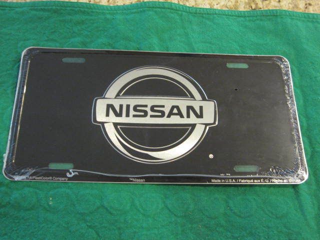 NISSAN METAL LICENSE PLATE 300Z MAXIMA ALTIMA SIGN L182  