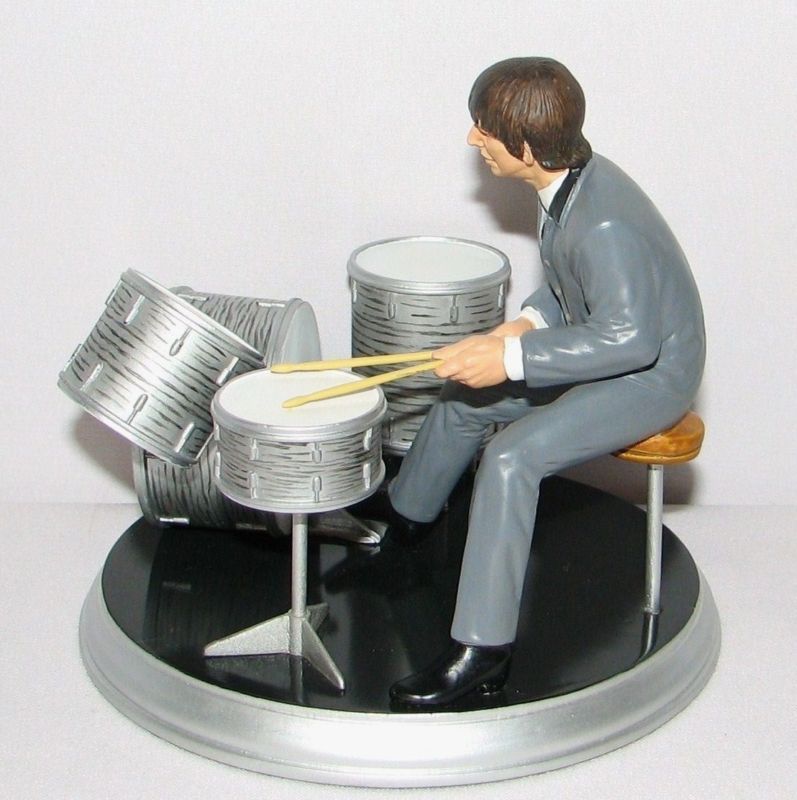 BEATLES~1996 Gartlan Figurine~Ringo Drumming~LE 614~NOS  