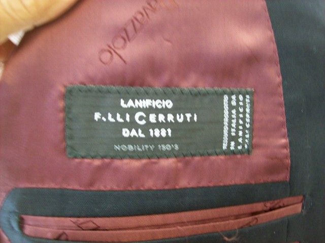 Barcelino Ravazzolo Italian Suit 100% Virgen Wool 52R  