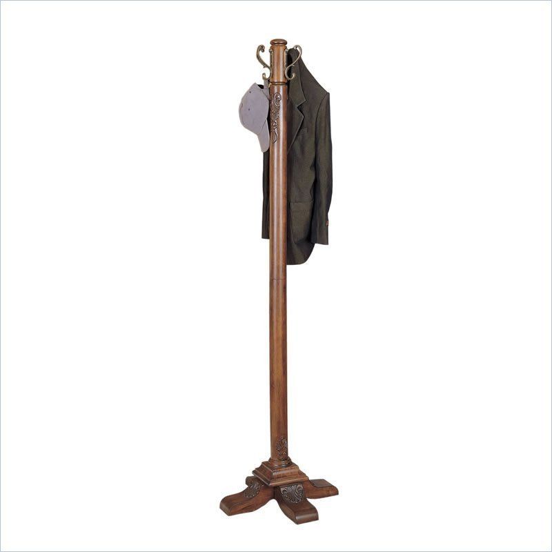 Powell Furniture Woodbury Mahogany Standing Coat Rack 081438392875 