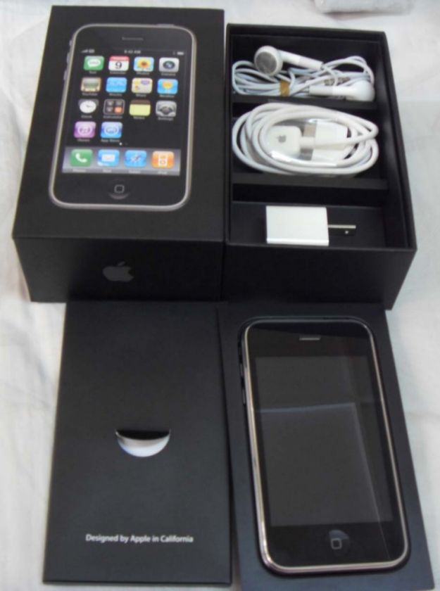 NEW APPLE IPHONE 3G 3GS BLACK 16GB 16 GB UNLOCKED JAILBROKEN WORLD 