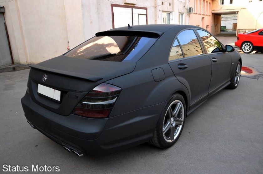   Super Stealth Matte Black Vinyl Film Auto Vehicle Roll Car Wrap  