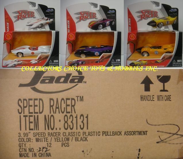 JADA SPEED RACER 143 MACH 5 PULL BACK CASE OF 12 83131  