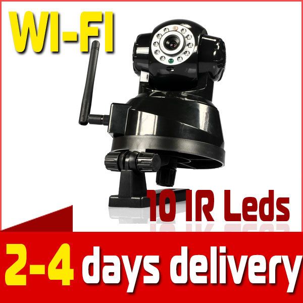 Security IP web Camera WiFi IR Wireless P/T WLAN IPC002  