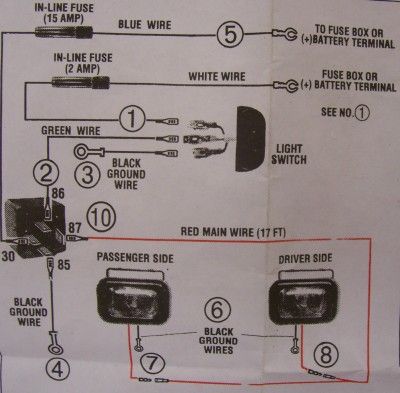 WIRING HARNESS RELAY HELLA PIAA BOSCH KC FOG LIGHTS**D2  