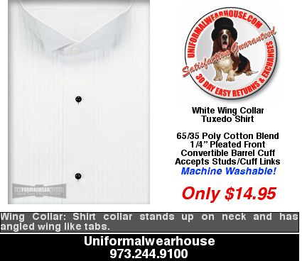 LADIES White WING TIP Tuxedo Shirt Womens ALL SIZES New  