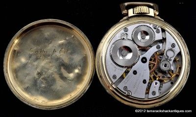   Waltham 23J Vanguard RR Pocket Watch 16s Model 1908 Ready to Use 5287