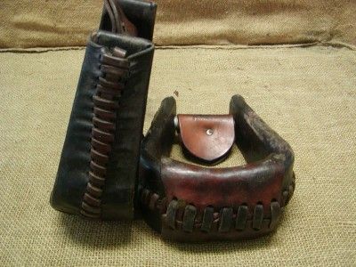 Vintage Leather & Wood Stirrups Antique Old Horse 6272  