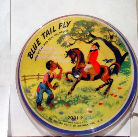 CARRY ME BACK TO OLD VIRGINNY / BLUE TAIL FLY record  