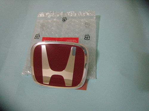 JDM HONDA CIVIC FD2 REAR RED H EMBLEM CSX 06 07 08 09  