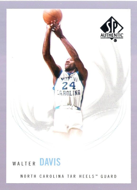 WALTER DAVIS NORTH CAROLINA TAR HEELS 2010 UD SP #28 UNC  