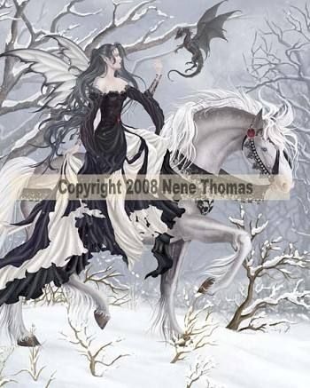 Chance Encounter Fairy Fantasy Art Nene Thomas Mousepad  