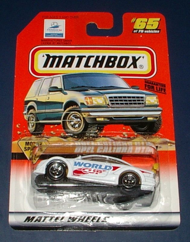 1997 Matchbox   #65 Opel Calibra DTM   World Cup MOC  