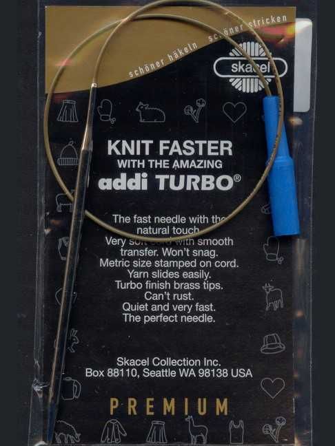 Addi Turbo Stitch Holder with stop 10 US 20 in  