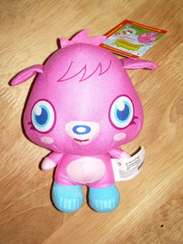 Moshi Monsters MOSHLINGS Plush POPPET + Online Code NWT  